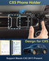 15W Fast Wireless Charger Phone Mount for Mazda CX5, Custom Fit Accessories for 2024 CX5, Compatible with All Cell