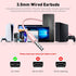 3.5mm APETOO Wired Earbuds in-Ear Headphones Jack for Laptop/PC, Noise Isolation Small Earphones Corded Plug-in Ear