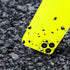 Compatible with iPhone 12 Pro Case Fluorescent Yellow, Soft Liquid Silicone Rubber Full-Body Protective Cover
