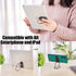 Phone Ring Holder Finger Kickstand, 360° Rotation Metal Grip Holder for Magnetic Car Mount