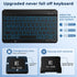 Keyboard Case for iPad 9th/8th/7th Gen 10.2 inch, iPad Pro 10.5 Case with 7 Color Backlit Removable Keyboard
