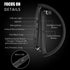 RoomyRoc Bluetooth Headphones, Wireless Neckband Headset with Retractable Earbuds, Sports Noise Cancelling