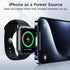 2024 Upgrade Magnetic Portable Charger for Apple Watch, USB C & USB A Fast Wireless Charging for iWatch Series