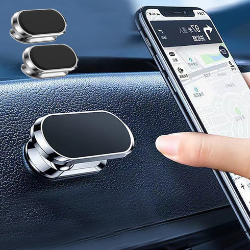 TUKEFEV Magnetic Phone Holder 2 Pack, 360 Rotating Universal Car Mount, Compatible with