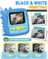 Kids Camera Instant Print, 1080P Digital Camera with Silicone Cover, Portable Travel Toy for Age 3-8, Blue