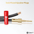 GEARit Flex Pin Banana Plugs - Speaker Wire Connector Pin Plug Type (6 Pairs, 12 Pieces), 24K Gold Plated Insulated for