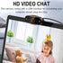 Lovskoo 1080p Focus,110 Streaming Camera HD Webcam with Microphone,Fast Auto Wide Angle, Auto Light Correction, USB Pc