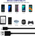 Dericam 5V 1A Micro USB Wall Charger with 5ft Cable for Android, Kindle Fire, Security Cameras - US Plug (Black)