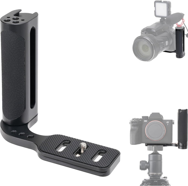 FOTGA Universal Side Handle Hand Grip Holder Video Stabilizer with Arca Swiss Base