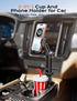 TAZENI 2-In-1 2026 2 Cup Holder Phone Holder For Your Car Hold Bottle Ultra Stable Cup Holder Cell Phone Mount For Car