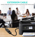 BlueRigger 32FT USB Extension Cable - Active USB 2.0 Male to Female Repeater for Game Consoles, Printers, Cameras &