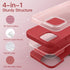 JETech 13 6.1-Inch, Silicone Case for iPhone Silky-Soft Touch Full-Body Protective Phone Case, Shockproof Cover