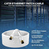 Cables Direct Online Cat8 White 7FT SFTP Ethernet Patch Cable, 40Gbps 2000Mhz Shielded Copper