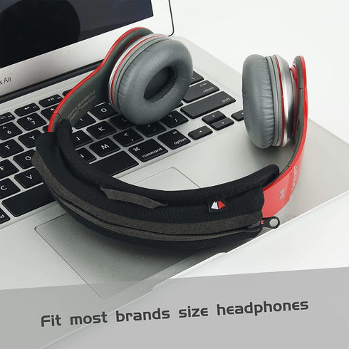 Mizi Headphone Headband Cover for Audio-Technica, Beat, Bose, Akg, Sennheiser, Skullcandy, Sony, Replacement Headband Cover/Headband Protectors/Top Pad Protector Sleeve - Black
