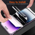iPhone 15 Pro/15 Screen Protector - 3 Pack Soft Hydrogel Film, Upgraded Non-Breakable Flexible TPU