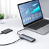 Acodot 9 1 3 4K 5 100W USB C Hub, in Type C Hub Adapter Portable Docking Station Aluminum Dongle Compatible