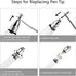 Mixoo Stylus Pens for Touch Screens - 2 in 1 High Sensitivity Disc & Fiber Tip for iPad, iPhone, Tablets, White