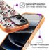 Rosarnnah 17 6.6 (6.3') for iPhone Case Cute - Military-Grade ft Drop Protection Shockproof Phone Case - Milk Cow Ducky