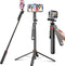 Huryfox Selfie Stick Phone Tripod - 71 inch Tall Cell Phone Holder with