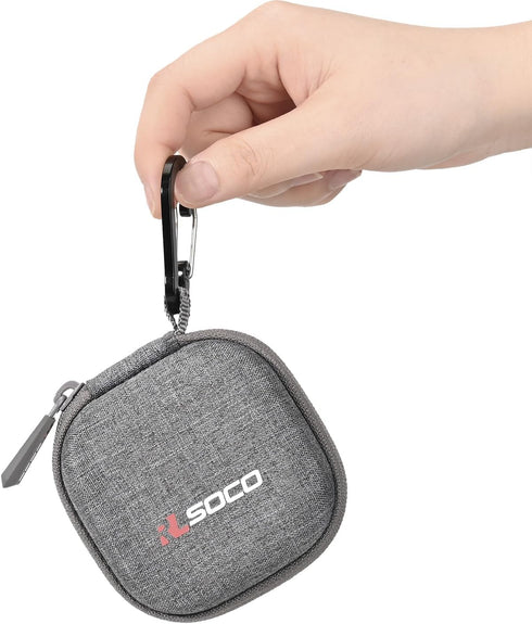 RLSOCO Hard Case for Shokz OpenFit/OpenFit Air Open-Ear True Wireless Bluetooth Headphones (Grey)