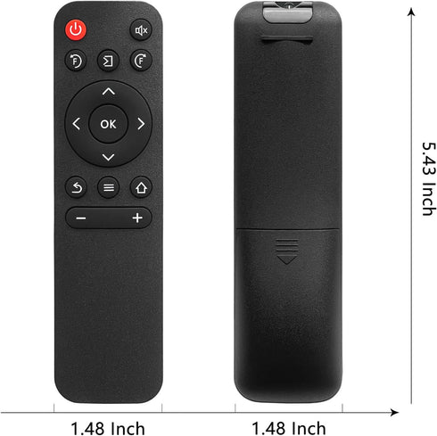 HODSEUKIN P61 Replacement Remote Control Compatible with Wimius Mini Projector.