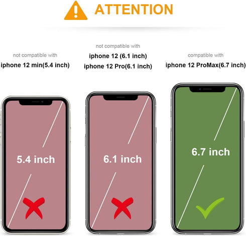 KIHUWEY Wallet Case for iPhone 12 Pro Max, Credit Card Holder, Premium Leather Magnetic Clasp, Rose Gold