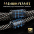 4.92ft 2RCA Male,15 AWG,4N Core,24K Player,Turntable(4.92ft/1.5m) Audiophile HiFi Audio RCA Cables - Male to OFC