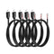 YAODHAOD Micro USB Male 2 Pin Bare Wire, 5V 3A Pigtail Power Cable for USB Equipment (5PCS)