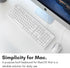 Macally Full-Size USB Wired Keyboard for Mac Mini/Pro, iMac, MacBook with Numeric Keypad