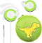 Hooks Earbuds Set with Case for Kids, Wired Over-Ear 3.5mm Headphones for Phone and PC, Comfortable Earphones
