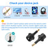 Togconn (3.5mm 2 Pack, 3.5mm Toslink to Mini Toslink Jack) Audio Adapter Toslink Female to Jack Mini Male S/PDIF