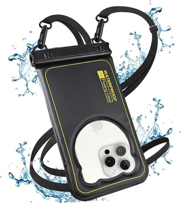 Waterproof Phone Pouch - IP68 Floating Case for iPhone 15/14/13/12/11 Pro Max Plus Up to 6.8'' | Cellphone Dry Bag