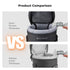 3.3" x5.7" K&F CONCEPT Camera Lens Pouch Case, Waterproof Zipper Lens Protective Bag, Shockproof All-round Camera Lens
