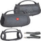 Silicone Cover Case Compatible with JBL Charge 4/Charge 5, Soft Skin Sleeve for Bluetooth Speaker Accessories (Gray)