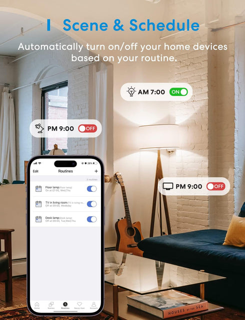 meross Smart Power Strip, WiFi Surge Protector with 4 AC Outlets, 4 USB Ports, Compatible with Apple HomeKit
