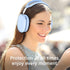 Sky Blue 3-in-1 Silicone Case Cover for Apple AirPods Max: Anti-Scratch Ear Pad, Ear Cups & Headband Protection.