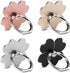 Golden Pearl 4pc-Cell Phone Ring Stand,Cell Phone Ring Holder Flower,360 Rotate and 180Angle Adjustable
