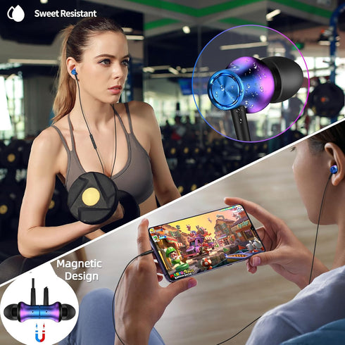 USB C Headphone for iPhone 15 Pro Max, Samsung S24 Plus, Google Pixel 6a 6 7a 8a Type C Earphone, Noise Canceling