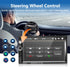 Podofo Double Din Car Stereo with Bluetooth, 7 Inch Touchscreen Multimedia Receiver with Backup Camera and Remote
