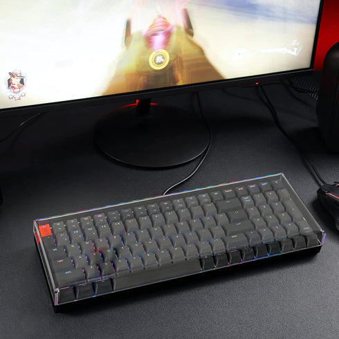 Geekria 90%-96% Keyboard Dust Cover, Clear Acrylic Keypads Cover for 100 Keys Computer Mechanical Wireless Keyboard,