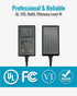 2 Pack 5V 2A 6ft Power Supply Adapter, AC to DC 10W Replacement Power Cord for Security Camera Baby Monitor