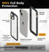MOTIVE Waterproof Case for iPhone 15 - Built-in Screen Protector, Dustproof Shield, Shockproof 360° Water Resistance