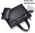 MUZZIOU 2 Anti Lost USB Flash Drive Leather Holder, Pcs Leather USB Protective Case for Alloy Shark Buckle Lightweight