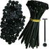 Generic Nylon Universal Cable Tie Buckle Self-Locking Zip Ties with Button Clip Head