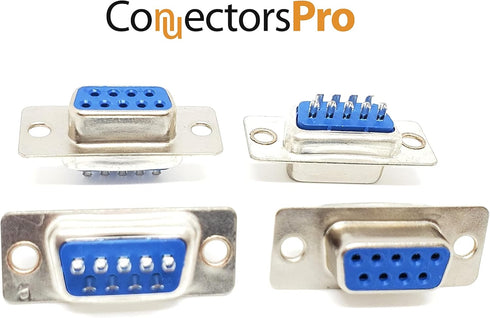 Pc Accessories 10 Pairs DB9 Male and Female D-Sub Solder Type Connector, 20-Pack