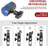 Light Stand Mount Adapter with Mini Ball Head 1/4" Screw - Fits C Stand, Boom Arm, Camera Monitor, Max Load 4.4lb