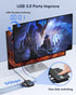 1 2 2 8K@60Hz 2 2 KVM Switch Monitors Computers Viagkiki USB Switch for Computers Share Keyboard Mouse Printer and one