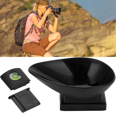 22mm Set D300 D200 D90 D80 D7000 D7100 D5200 D510 Camera Eyecup, Camera Viewfinder Eyecup Eyeshade Oval Level Cold Shoe
