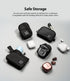 Ringke Mini Pouch Block, Waterproof Mini Bag for Universal Wireless Ear Buds, Compatible with AirPods Pro