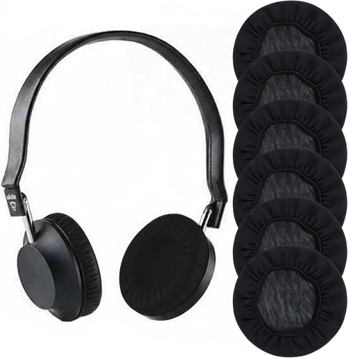Xyembu 3 Pairs Headphone Ear Covers, Washable Stretchable Earpad Cover, Fabric Headphone-Pads Covers